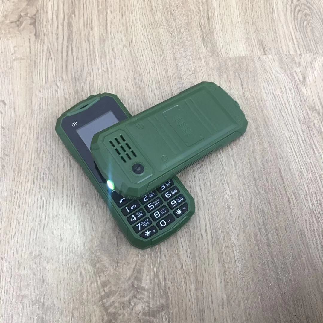 (GREEN)LAND ROVER D8 DUAL-SIM BASIC PHONE IMPORT REFURBISHED